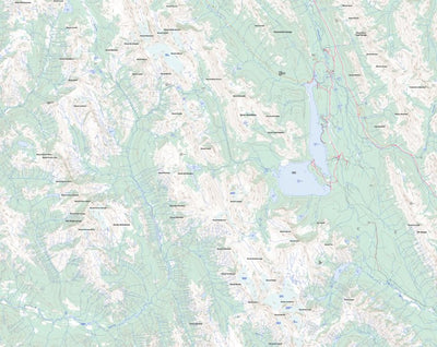 Natural Resources Canada Kananaskis Lakes, AB (082J11 Toporama) digital map