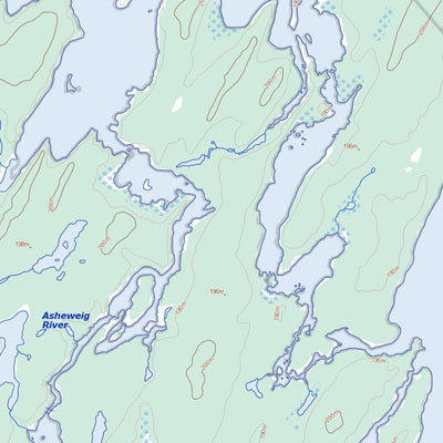 Natural Resources Canada Kasabonika Lake, ON (053H10 Toporama) digital map