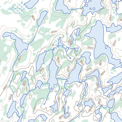 Natural Resources Canada Kasmere Lake, MB (064N11 Toporama) digital map