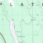 Natural Resources Canada Kathleen Lakes, YT (115A11 CanMatrix) digital map