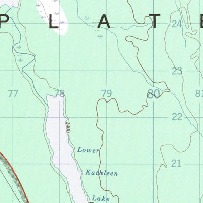 Natural Resources Canada Kathleen Lakes, YT (115A11 CanMatrix) digital map
