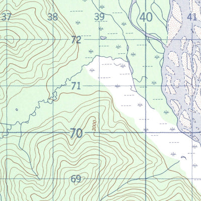 Natural Resources Canada Katrina Creek, YT (115K16 CanMatrix) digital map