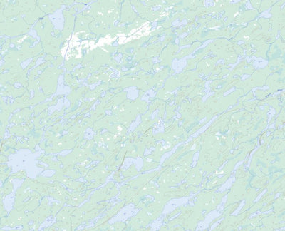 Natural Resources Canada Kawinogans Lake (052O07 Toporama) digital map