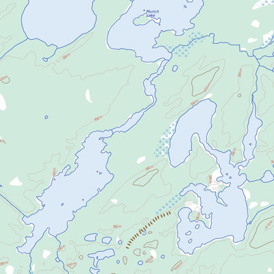 Natural Resources Canada Kawinogans Lake (052O07 Toporama) digital map