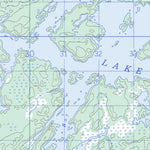 Natural Resources Canada Kawnipi Lake, ON (052B06 CanMatrix) digital map