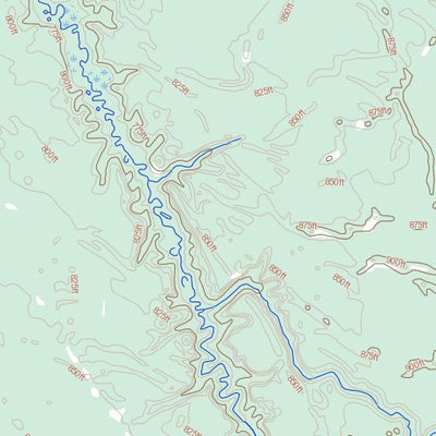 Natural Resources Canada Keane Creek, AB (074L07 Toporama) digital map