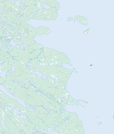 Natural Resources Canada Kechinta Island, NT (086E02 Toporama) digital map