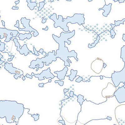 Natural Resources Canada Keeka Lake (036G01 Toporama) digital map