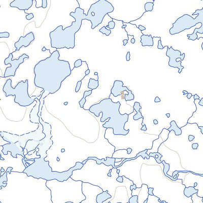 Natural Resources Canada Keeka Lake (036G01 Toporama) digital map
