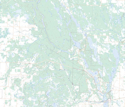 Natural Resources Canada Keg Lake, SK (073G11 Toporama) digital map