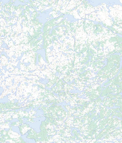 Natural Resources Canada Keish Lake, NU (076F01 Toporama) digital map
