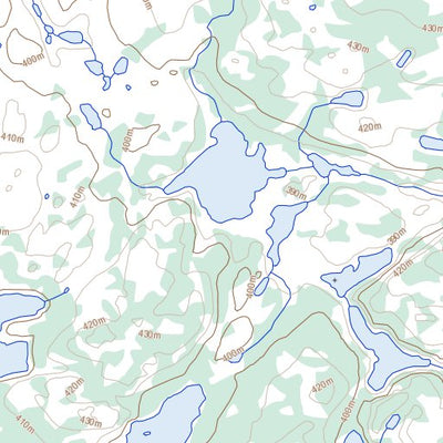 Natural Resources Canada Keish Lake, NU (076F01 Toporama) digital map