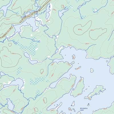 Natural Resources Canada Kellow Lake, ON (042M04 Toporama) digital map