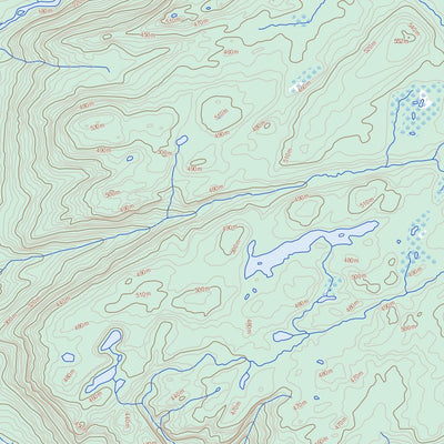 Natural Resources Canada Kenamu River, NL (013G04 Toporama) digital map