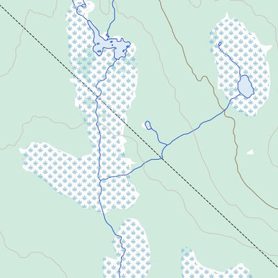 Natural Resources Canada Kenny Lake, NT (096F09 Toporama) digital map