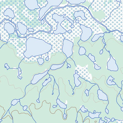 Natural Resources Canada Kenny Lake, NT (096F09 Toporama) digital map