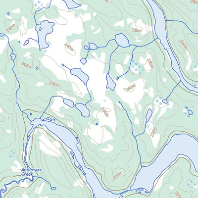 Natural Resources Canada Kesselman Lake, MB (064P02 Toporama) digital map