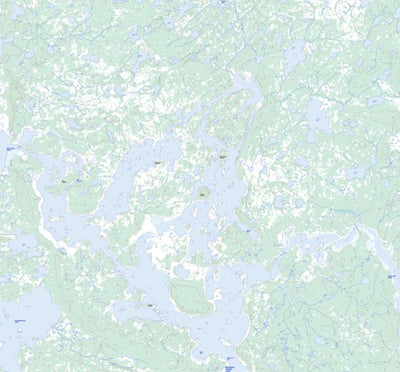Natural Resources Canada Kilfoyle Lake, MB (064H06 Toporama) digital map
