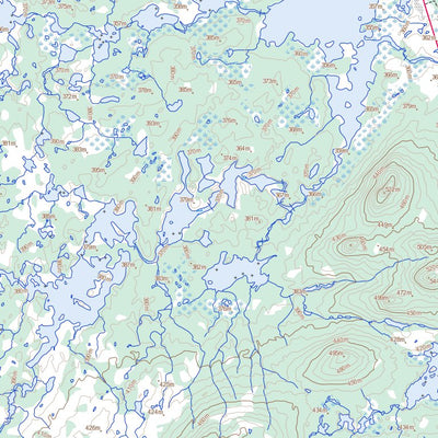 Natural Resources Canada King George Iv Lake, NL (012A04 Toporama) digital map