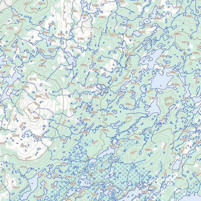 Natural Resources Canada King George Iv Lake, NL (012A04 Toporama) digital map