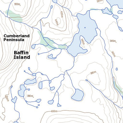 Natural Resources Canada Kingnait Harbour, NU (026I03 Toporama) digital map