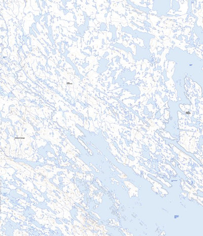 Natural Resources Canada Kinguk Lake (036B12 Toporama) digital map