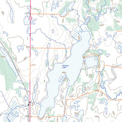 Natural Resources Canada Kinistino, SK (073A14 Toporama) digital map