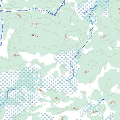 Natural Resources Canada Kinsman Lake, MB (064J07 Toporama) digital map