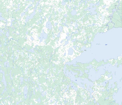 Natural Resources Canada Kistigan Lake, MB (053K10 Toporama) digital map
