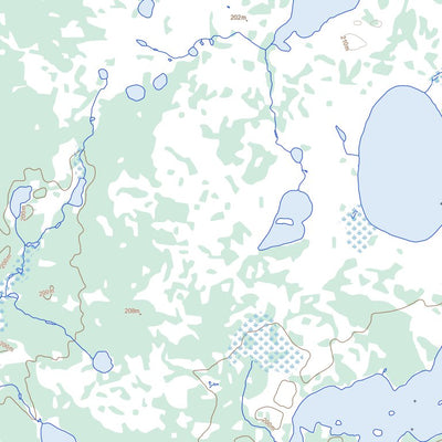 Natural Resources Canada Kistigan Lake, MB (053K10 Toporama) digital map