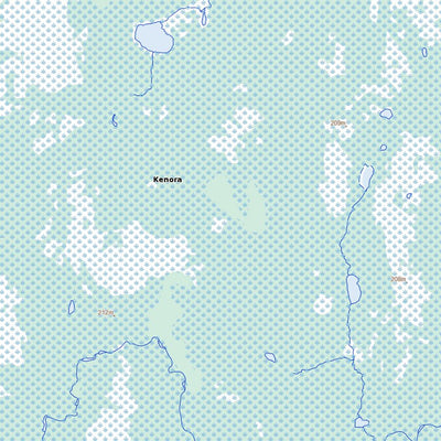 Natural Resources Canada Kitchie Lake (043D07 Toporama) digital map