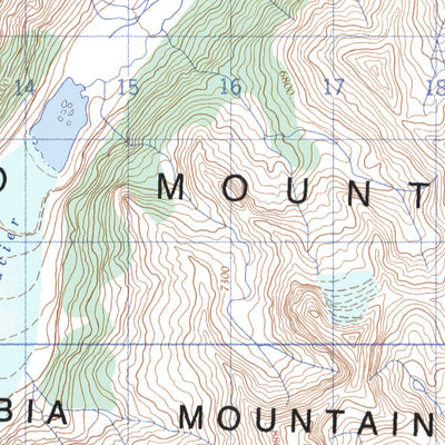 Natural Resources Canada Kiwa Creek, BC (083D13 CanMatrix) digital map