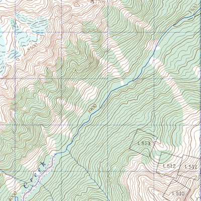Natural Resources Canada Kiwa Creek, BC (083D13 CanMatrix) digital map
