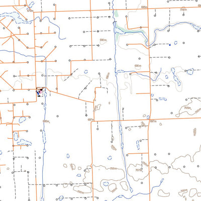 Natural Resources Canada Kiyiu Lake, SK (072N10 Toporama) digital map