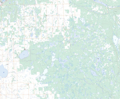 Natural Resources Canada Klogei Lake, SK (063D06 Toporama) digital map