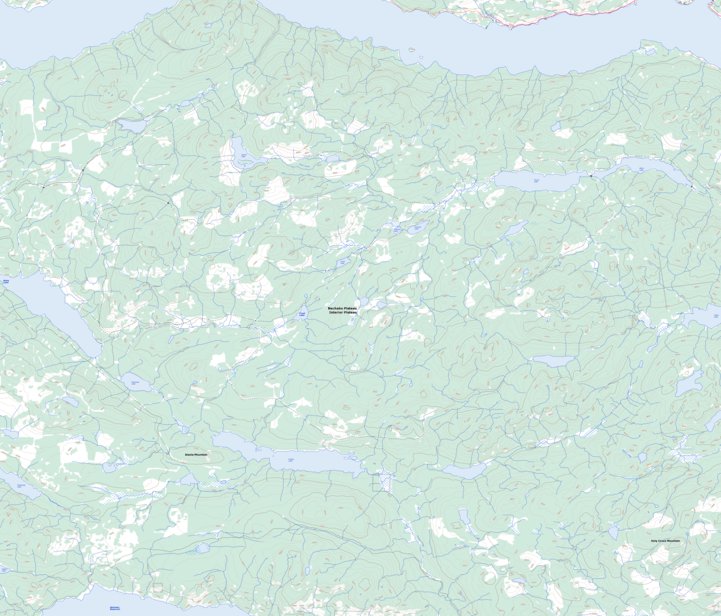 Knapp Lake, BC (093F14 Toporama) Map by Natural Resources Canada ...