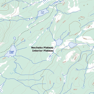 Natural Resources Canada Knapp Lake, BC (093F14 Toporama) digital map