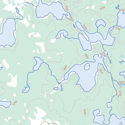 Natural Resources Canada Knifehead Lake, MB (064H14 Toporama) digital map