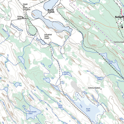 Natural Resources Canada Knob Lake, NL (023J15 Toporama) digital map