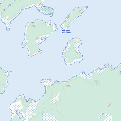 Natural Resources Canada Kokookuhoo Island, MB (063F08 Toporama) digital map
