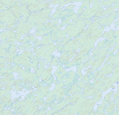 Natural Resources Canada Kosdaw Lake, SK (074I16 Toporama) digital map