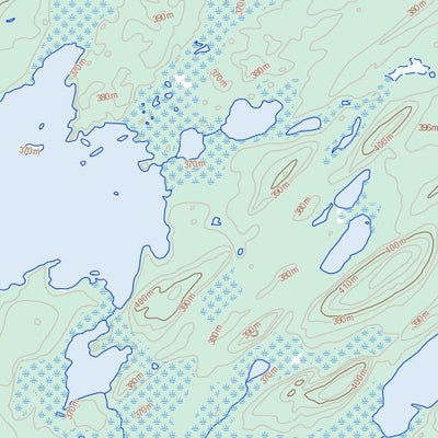 Natural Resources Canada Kosdaw Lake, SK (074I16 Toporama) digital map