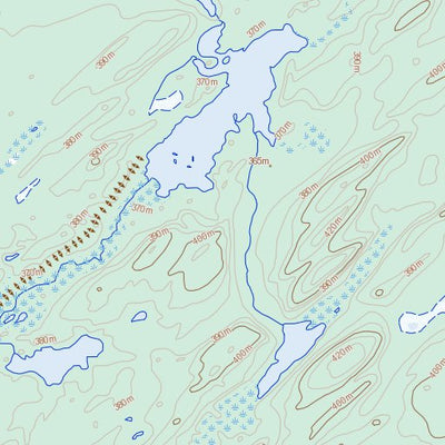 Natural Resources Canada Kosdaw Lake, SK (074I16 Toporama) digital map