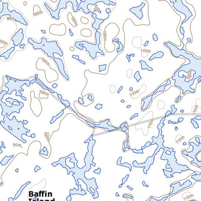 Natural Resources Canada Koukaluk Lake (026E11 Toporama) digital map