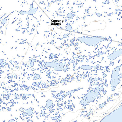 Natural Resources Canada Kugong Island, NU (034D05 Toporama) digital map