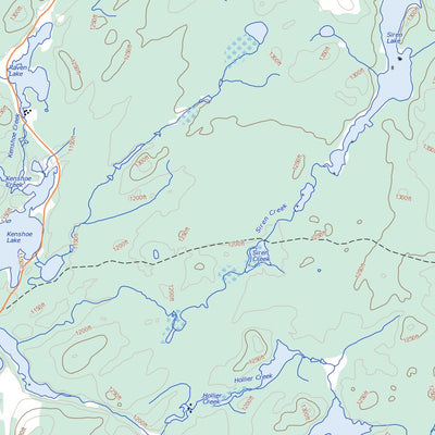 Natural Resources Canada Kwinkwaga Lake, ON (042C14 Toporama) digital map