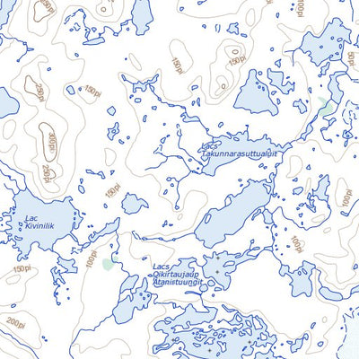 Natural Resources Canada Kyak Bay, NU (025C04 Toporama) digital map
