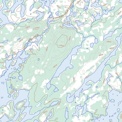 Natural Resources Canada La Grande Île, QC (023E03 Toporama) digital map