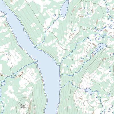 Natural Resources Canada La Haute Falaise, QC (024A10 Toporama) digital map