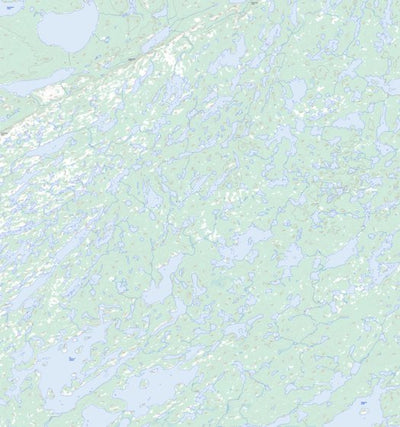 Natural Resources Canada La Loche Lakes, NT (075L02 Toporama) digital map